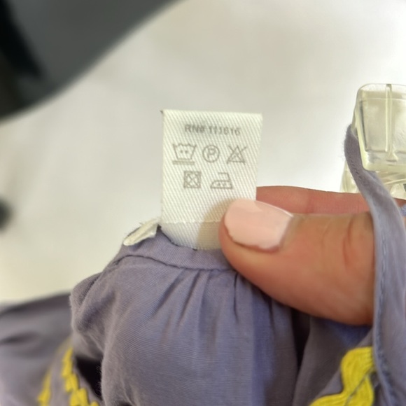 🌿Neige girls purple dress with yellow rice rack accents, size 10🌿 - Picture 5 of 5